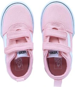 Vans Ward Sneakers Unisex - Roze - Wit -Maat 26 -Goedkope Kleintje Kleding Winkel 1033x1200