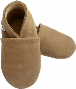 Bruine Suede Babyslofjes Van Baby-Slofje Maat 21/22 - Coca Mocha -Goedkope Kleintje Kleding Winkel 1034x1200 1