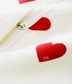 Petit Bateau Molton Slaappakje Met Rode Hartjes Voor Baby Meisjes Boxpak - Maat 56 -Goedkope Kleintje Kleding Winkel 1034x1200