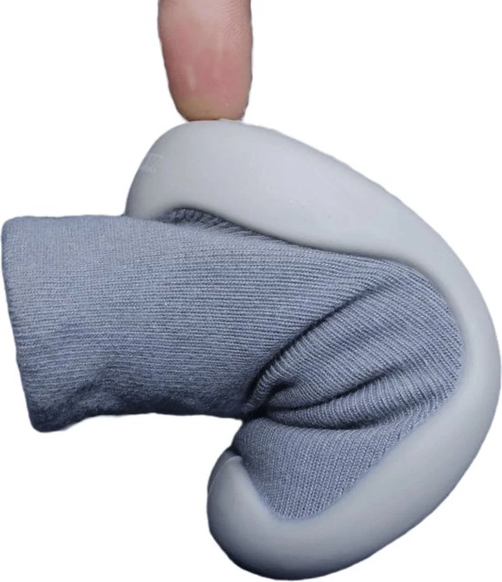 Antislip Baby Schoentjes - Maat 20/21 – 13 Cm - Grijs 4 Antislip Baby Schoentjes - Maat 20/21 – 13 Cm - Grijs - Afbeelding 4