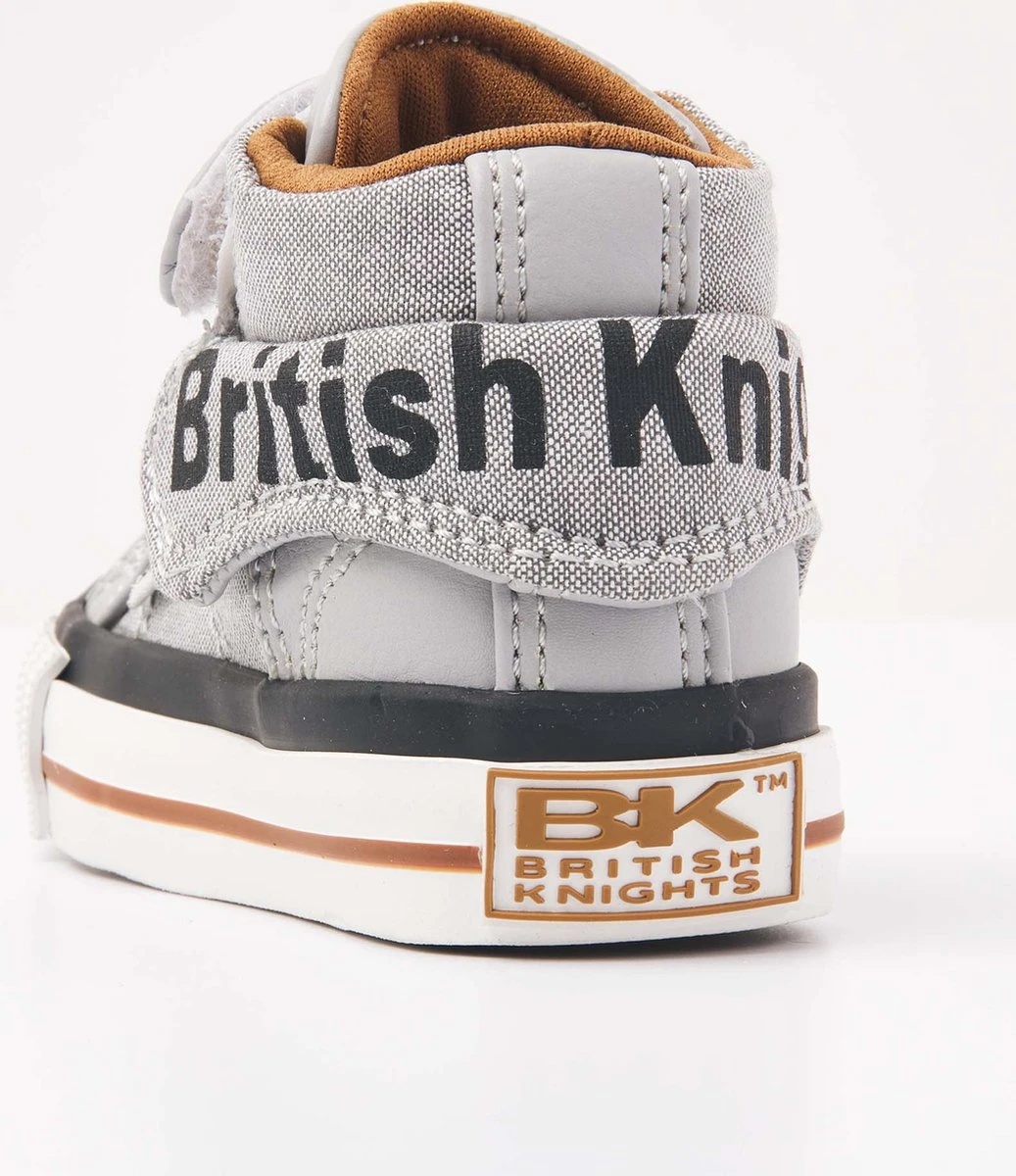 British Knights ROCO Baby Jongetjes Sneakers Hoog - Licht Grijs - Maat 20 2 British Knights ROCO Baby Jongetjes Sneakers Hoog - Licht Grijs - Maat 20 - Afbeelding 2