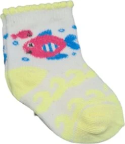 Merkloos Baby Sokken - New Born - Multipack - 0 Tot 6 Maanden - Kraam Cadeau - Pastel Kleuren - Diverse Prints -Meisjes Sokken - 7 Paar Sokken -Goedkope Kleintje Kleding Winkel 1047x1200