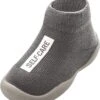 Merkloos Antislip Baby Schoentjes - Eerste Loopschoentjes – Completebabyuitzet - Maat 20,5 – 6-12 Maanden – 13 Cm - Grijs