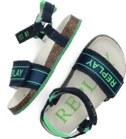 Replay Birky Jr Boy Sandalen - Jongens - Blauw - Maat 26 -Goedkope Kleintje Kleding Winkel 1084x1200