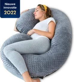 Diley Dreams C-Vorm Nova Zwangerschapskussen – Zijslaapkussen – Voedingskussen – Body Pillow - 150x70cm