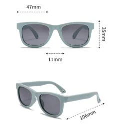 Maesy - Baby Zonnebril Indi - 0-2 Jaar - Flexibel Buigbaar - Verstelbaar Elastiek - Gepolariseerde UV400 Bescherming - Jongens En Meisjes - Babyzonnebril Vierkant - Taupe Bruin -Goedkope Kleintje Kleding Winkel 1092x1200 1