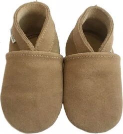 Bruine Suede Babyslofjes Van Baby-Slofje Maat 21/22 - Coca Mocha -Goedkope Kleintje Kleding Winkel 1102x1200