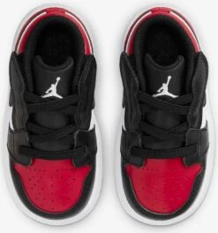 Nike Jordan 1 Low (TD) CI3436-612 Zwart / Rood-21 -Goedkope Kleintje Kleding Winkel 1121x1200