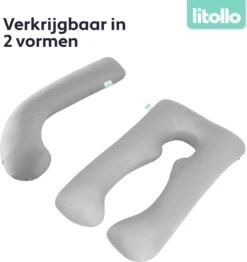Litollo® Zwangerschapskussen XXL - Voedingskussen - Lichaamskussen - Body Pillow - 280cm - Afneembare Hoes - Grijs -Goedkope Kleintje Kleding Winkel 1133x1200 1