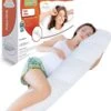 Ergonomisch Lichaamskussen - Zwangerschapskussen - Body Pillow - Voedingskussen - Kniekussen - Body Pillow Met Afneembare Hoes - Dubbel Gestikte Randen