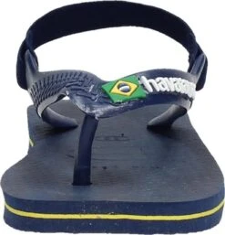 Havaianas Baby Brasil Logo Unisex Slippers - Marine/Yellow Citric - Maat 25/26 39 Havaianas Baby Brasil Logo Unisex Slippers - Marine/Yellow Citric - Maat 25/26 -Goedkope Kleintje Kleding Winkel 1152x1200