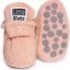 Little Riots - Babyslofjes - Antislip - Fleece Stepper - Oud Roze - Slofjes Voor Je Baby, Dreumes En Peuter Voor Jongens En Meisjes - 12-18 Maanden (13cm) - Schoenmaat 20-21