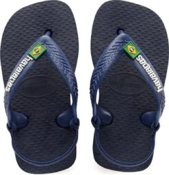 Havaianas Baby Brasil Logo Unisex Slippers - Marine/Yellow Citric - Maat 25/26 27 Havaianas Baby Brasil Logo Unisex Slippers - Marine/Yellow Citric - Maat 25/26 -Goedkope Kleintje Kleding Winkel 1160x1200 2