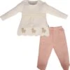 Baby Meisje Kleding Lange Mouw Outfit Set - Baby Cadeau, 0-6 Maanden, Baby Blouse Top En Broek 2-delig Trainingspak, Peuter Kostuums