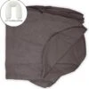 Form Fix XL Voedingskussenhoes - Body Pillow Kussensloop - Zwangerschapskussen Hoes - Zijslaapkussen Hoes - Badstof/Katoen Hoes - Antraciet