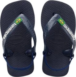 Havaianas Baby Brasil Logo Unisex Slippers - Marine/Yellow Citric - Maat 25/26 34 Havaianas Baby Brasil Logo Unisex Slippers - Marine/Yellow Citric - Maat 25/26 -Goedkope Kleintje Kleding Winkel 1192x1200