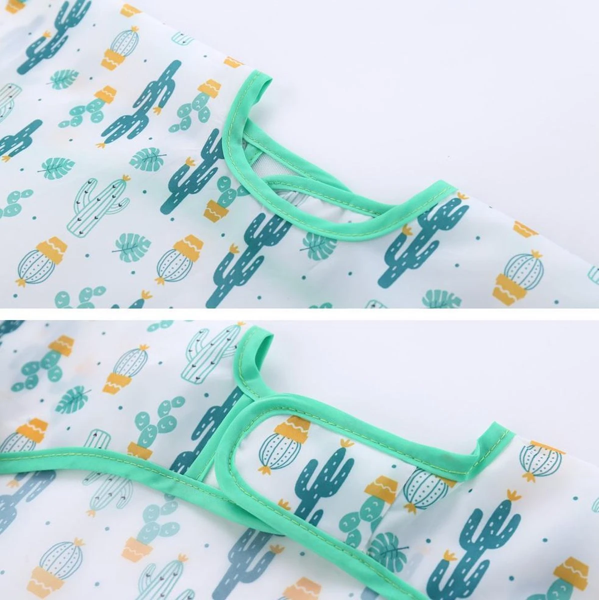 Merkloos Kliederschort Met Beertjes - Slabber Lange Mouwen - Schort / Slabbetje 2 Merkloos Kliederschort Met Beertjes - Slabber Lange Mouwen - Schort / Slabbetje - Afbeelding 2