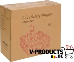 Grondbox Type Sea World Groen. Afscherming Voor Peuter En Kind , Kruipbox En Speelbox Met Basket Ring. -Goedkope Kleintje Kleding Winkel 1200x1002 2