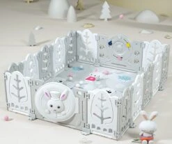 Merkloos Grondbox Konijn - Playpen