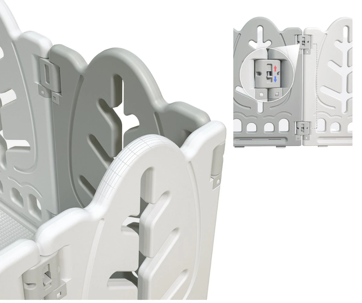 Merkloos Grondbox Konijn - Playpen - Roze 7 Merkloos Grondbox Konijn - Playpen - Roze - Afbeelding 7