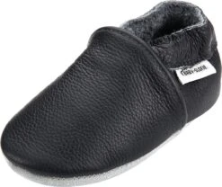 Donkerblauwe Effen Babyslofjes Van Baby-slofje Maat 20-21, Voor 6-12 Maanden