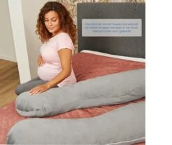 Telano Zwangerschapskussen XXL | Extra Hoes En Opbergtas |Velvet Stof | Voedingskussen | U Vorm | Extra Groot | Zijslaapkussen | Grijs -Goedkope Kleintje Kleding Winkel 1200x1014 1