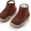 Antislip Baby Schoentjes - Eerste Loopschoentjes - Schoenmaat 20-21 – 12-18 Maanden (13cm) - Mocca Bruin - Completebabyuitzet