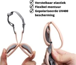 Maesy - Baby Zonnebril Noah - 0-2 Jaar - Flexibel Buigbaar - Verstelbaar Elastiek - Gepolariseerde UV400 Bescherming - Jongens En Meisjes - Babyzonnebril Ovaal - Taupe Bruin -Goedkope Kleintje Kleding Winkel 1200x1024 14