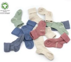 KipKep Babysokjes Groen: Bio Blijf-Sokjes - Maat 0-6 Mnd - Calming Green - 2 Paar -Goedkope Kleintje Kleding Winkel 1200x1045 1