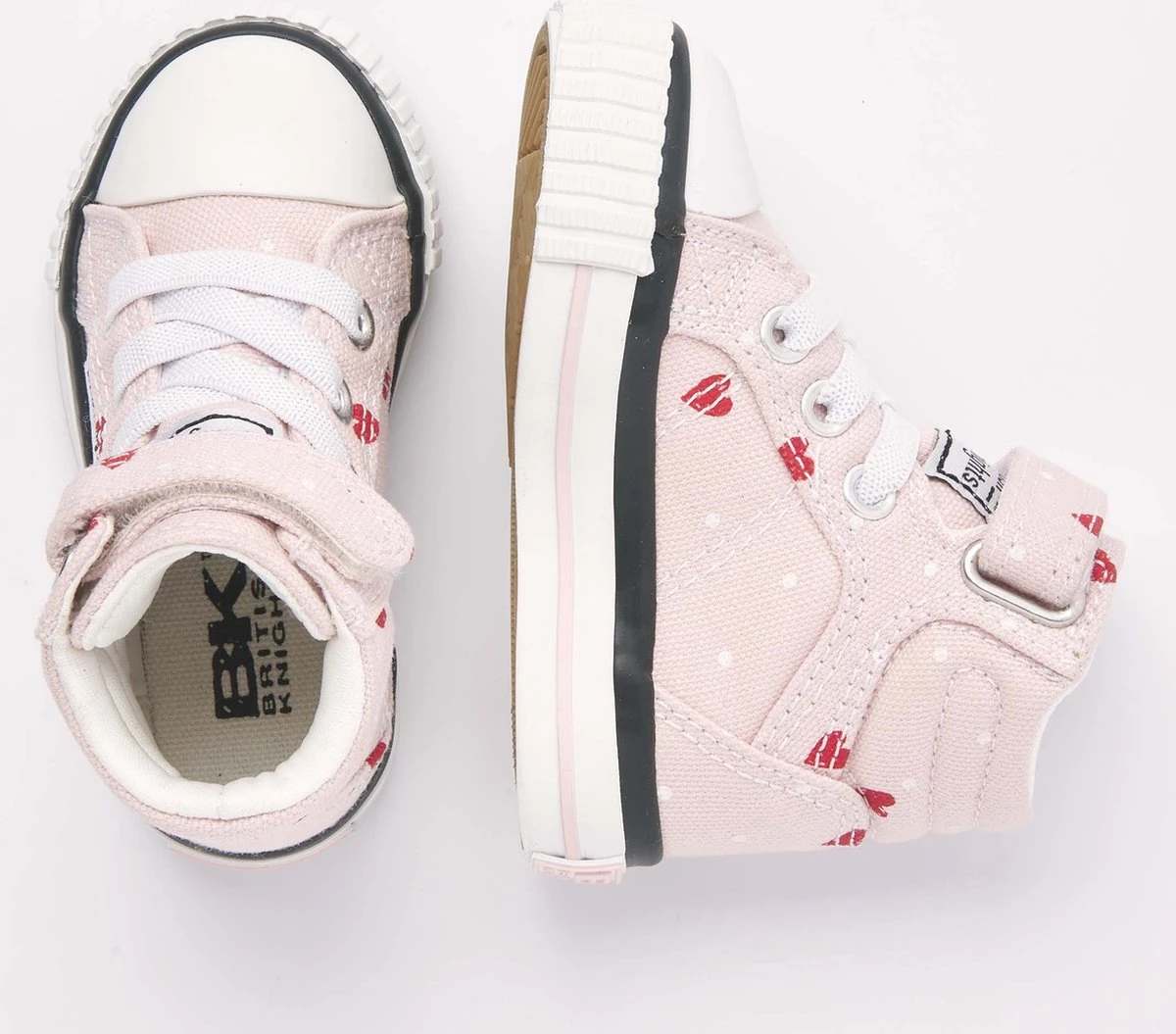 British Knights DEE Meisjes Sneakers Hoog - Roze - Maat 27 5 British Knights DEE Meisjes Sneakers Hoog - Roze - Maat 27 - Afbeelding 5