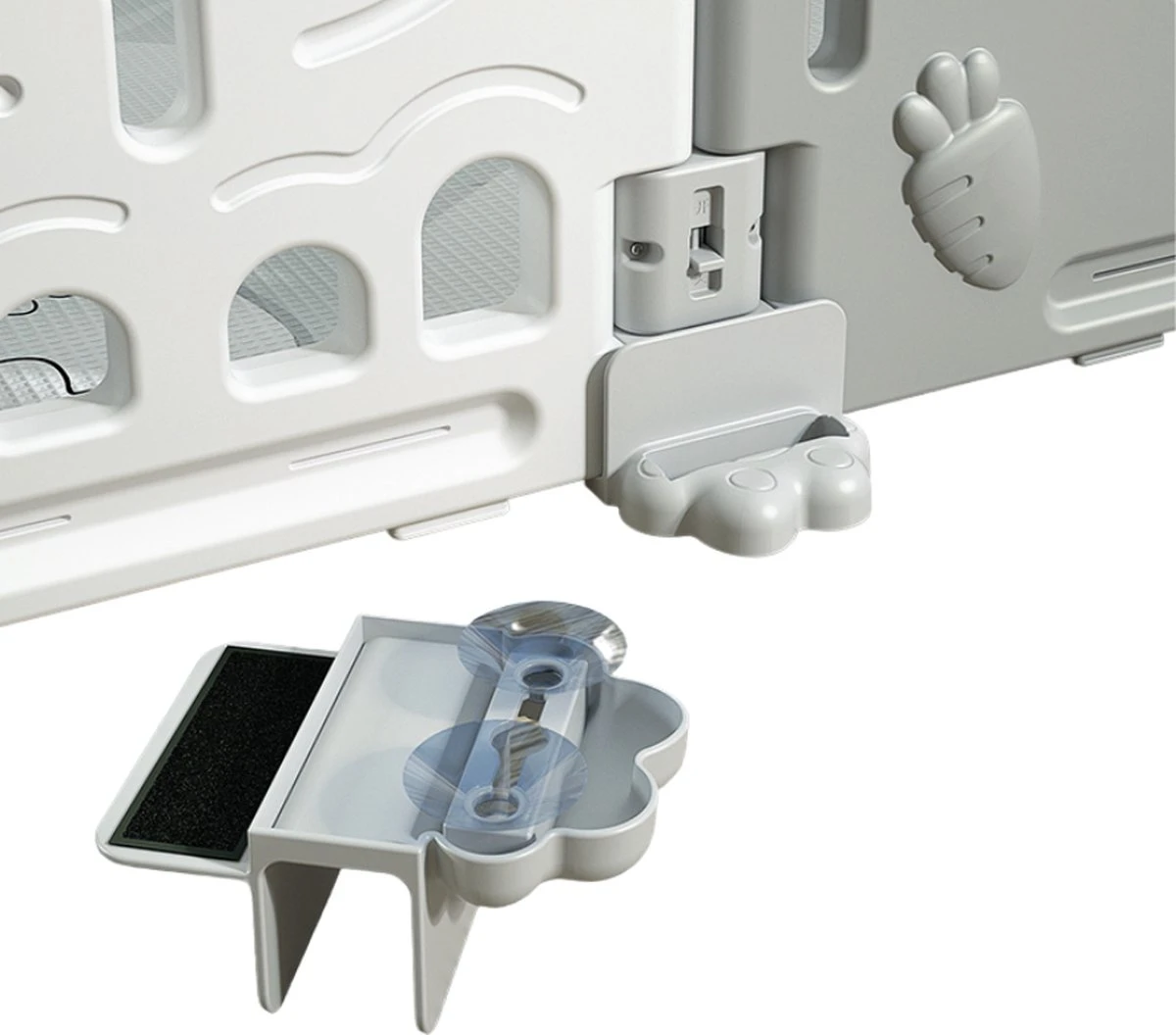 Merkloos Grondbox Konijn - Playpen - Roze 9 Merkloos Grondbox Konijn - Playpen - Roze - Afbeelding 9