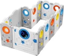 Baby Vivo Box Neo- Grondbox - Speelbox- Playpen-kruipbox- Kunststof 12 Elementen Met Zuignappen-flexibele Opstelling -Goedkope Kleintje Kleding Winkel 1200x1057 1