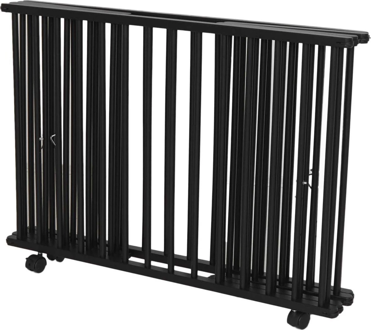 Prénatal Basis Babybox – Inklapbare Kinderbox / Baby Box – In Hoogte Verstelbaar – Met Wieltjes - 75 X 100 Cm – Zwart 5 Prénatal Basis Babybox – Inklapbare Kinderbox / Baby Box – In Hoogte Verstelbaar – Met Wieltjes - 75 X 100 Cm – Zwart - Afbeelding 5