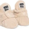 Little Riots - Babyslofjes - Fleece Original - Soft Beige - 3-6 Maanden (10cm) - Schoenmaat 16-17