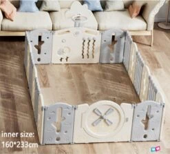 Merkloos Grondbox Winmolen – Speelbox Baby - Kunststof 180 X 240 Cm -Goedkope Kleintje Kleding Winkel 1200x1081 3