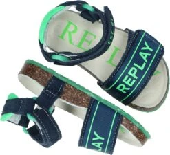 Replay Birky Jr Boy Sandalen - Jongens - Blauw - Maat 26 -Goedkope Kleintje Kleding Winkel 1200x1089