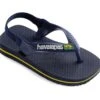 Havaianas Baby Brasil Logo Unisex Slippers - Marine/Yellow Citric - Maat 25/26