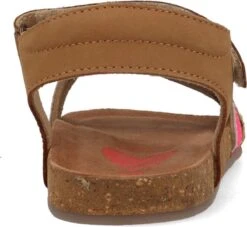 Shoesme Cognac Sandaal Met Fuchsia En Snake-details -Goedkope Kleintje Kleding Winkel 1200x1105