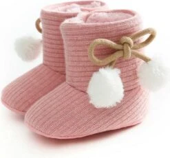 Babyslofjes - Baby Slofjes Meisjes - Roze - Sloffen - Maat 20 - 6-9 Maanden -Goedkope Kleintje Kleding Winkel 1200x1117