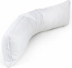 NiceDreams Zwangerschapskussen – Traagschuim - 150 Cm - Afneembare Hoes - Voedingskussen