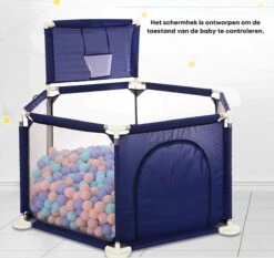 Merkloos Speelbox - Opvouwbaar - 0-6 Jaar - Grondbox - Inclusief Kleurrijke Speelmat - Playpen - Ballenbak - Baby Box Speelgoed - Box -Goedkope Kleintje Kleding Winkel 1200x1134 3