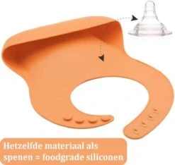 Siliconen Slabbetje Met Opvangbakje 3 Stuks - Zacht En Comfortabele Baby Slab - Verstelbaar - BPA-vrij - Blauw Geel En Oranje Set -Goedkope Kleintje Kleding Winkel 1200x1137 1