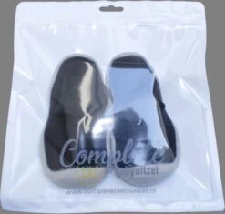Antislip Baby Schoentjes - Eerste Loopschoentjes - Schoenmaat 20-21 – 12-18 Maanden (13cm) - Zwart - Completebabyuitzet -Goedkope Kleintje Kleding Winkel 1200x1141 3