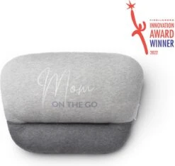 Doomoo On The Go - Zwangerschapskussen Met Geïntegreerde Zak - Grey