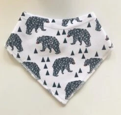 MINIIYOU® Set Van 6 Stuks | Bandana Kwijl Slabbetjes Beer Zwart Wit Jongens - Meisjes | WATERPROOF Fleece Laag Achterzijde | Baby En Peuter Slab | Puntslab | Stoere Puntsjaaltjes | Slabber Verstelbaar In 2 Maten | Groot Formaat -Goedkope Kleintje Kleding Winkel 1200x1143 1