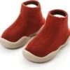 Antislip Baby Schoentjes - Eerste Loopschoentjes - Schoenmaat 20-21 – 12-18 Maanden (13cm) - Rood - Completebabyuitzet