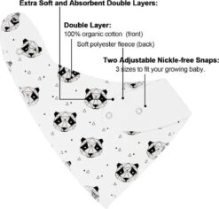 6 Stuks Bandana Slabbetjes Met Fleece Laag - Bruin Geel Grijs -Goedkope Kleintje Kleding Winkel 1200x1146 6