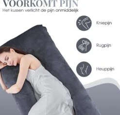Zwangerschapskussen Swissl - Zijslaapkussen - Lichaamskussen - Body Pillow -Goedkope Kleintje Kleding Winkel 1200x1146 7