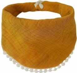 MINIIYOU - 6 Stuks - Hydrofiele Bandana Slabbetjes Meisje Franjes - Roze Geel - Beige -Goedkope Kleintje Kleding Winkel 1200x1151 1