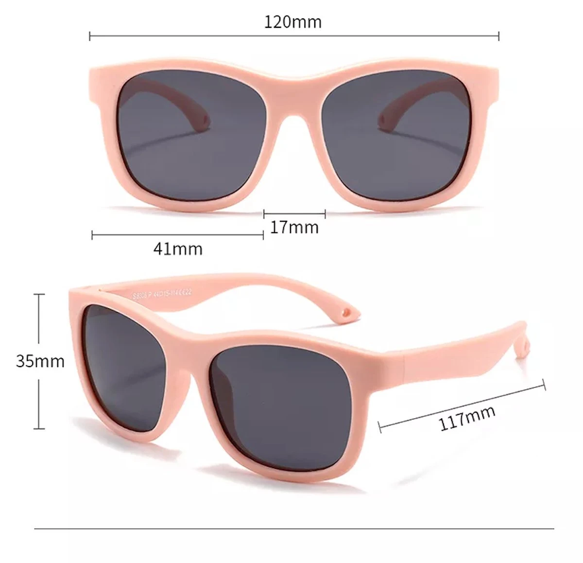 Maesy - Baby Zonnebril Luca - 1-3 Jaar - Dreumes En Peuter - Flexibel Buigbaar - Verstelbaar Elastiek - Gepolariseerde UV400 Bescherming - Unisex Babyzonnebril Vierkant - Zwart 4 Maesy - Baby Zonnebril Luca - 1-3 Jaar - Dreumes En Peuter - Flexibel Buigbaar - Verstelbaar Elastiek - Gepolariseerde UV400 Bescherming - Unisex Babyzonnebril Vierkant - Zwart - Afbeelding 4